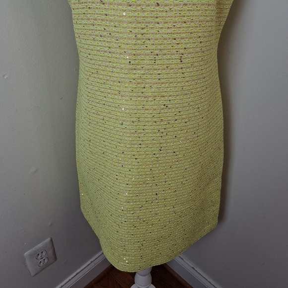 Alice + Olivia Clyde Sequined Tweed Mini Dress Size 6 NWT - Picture 10 of 13